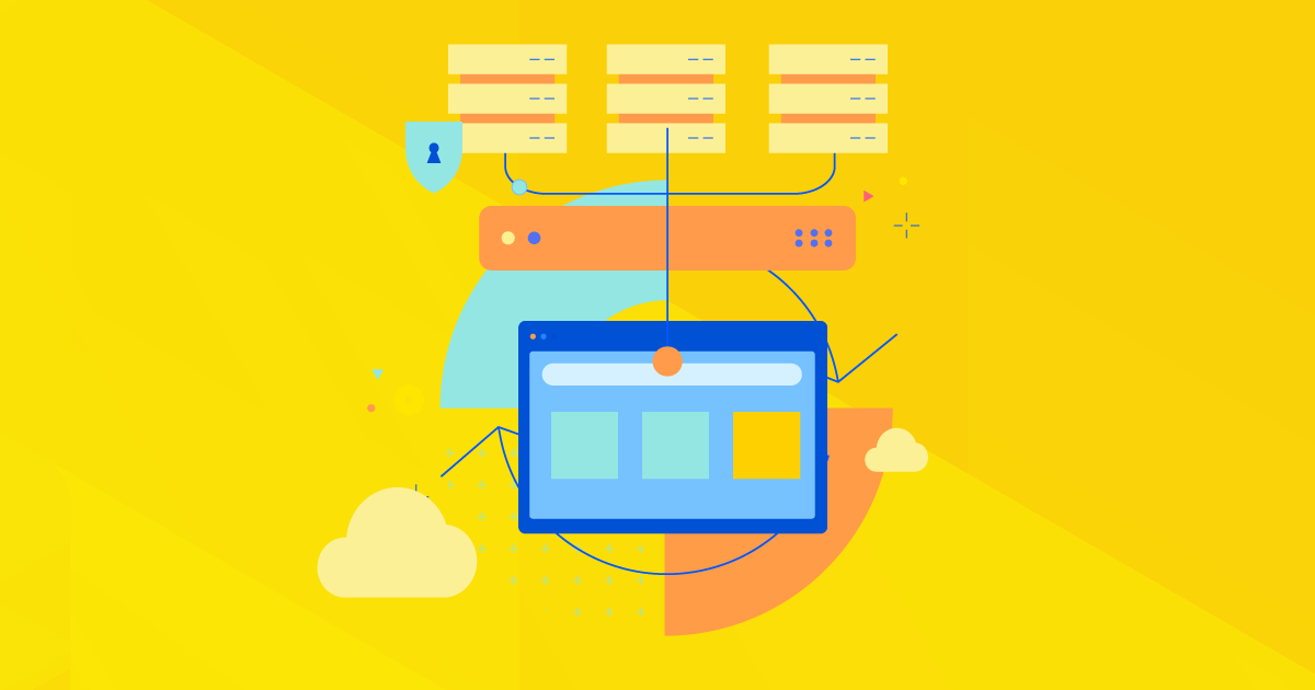 Visual representing how load balancing works